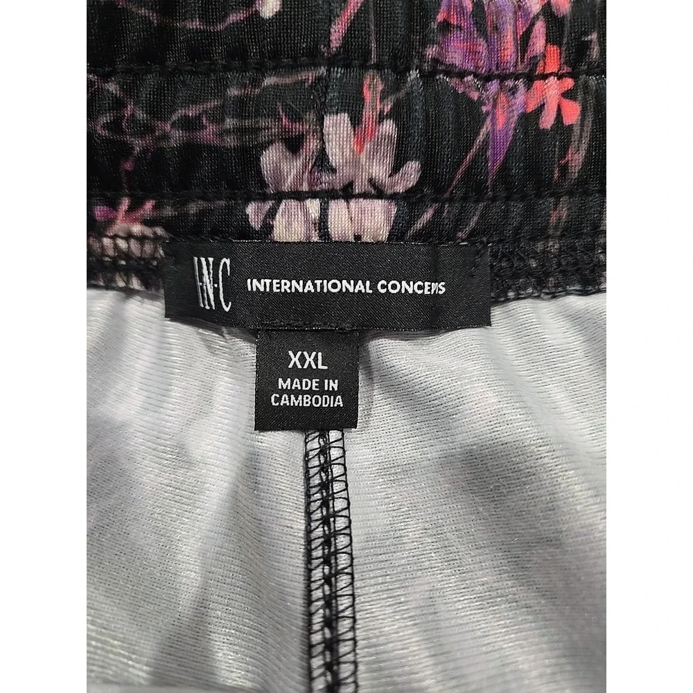 International Concepts‎ Purple Floral Jacket/ Shorts Set Mens 2XL
